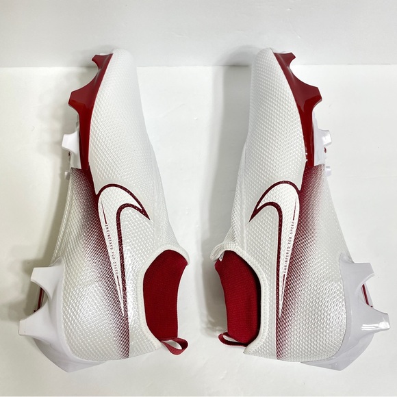 Nike Vapor Edge Pro 360 Football Cleats Men’s Size 14 White Red CV6345-105 - Picture 5 of 7